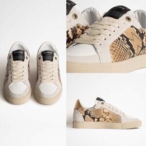Zadig and Voltaire Sneaker Animal Print Wild Board Desert